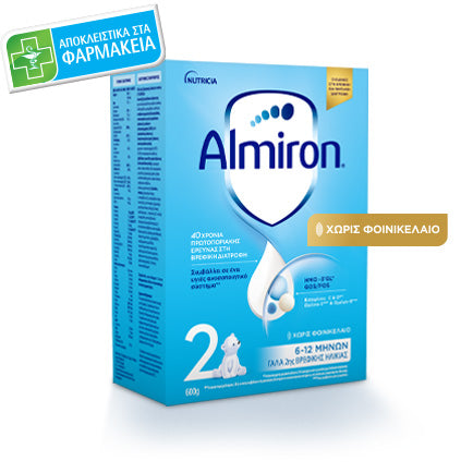 ALMIRON 2 BAG IN BOX,ΒΡΕΦΙΚΟ ΓΑΛΑ ΣΕ ΣΚΟΝΗ 2ΗΣ ΒΡΕΦΙΚΗΣ ΗΛΙΚΙΑΣ ΑΠΌ 6 ΕΩΣ 12 ΜΗΝΩΝ ΧΩΡΙΣ ΦΟΙΝΙΚΕΛΑΙΟ