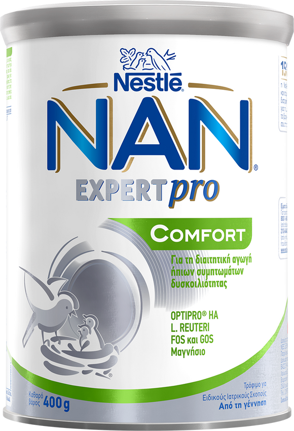 NAN EXPERTPRO COMFORT,ΒΡΕΦΙΚΟ ΓΑΛΑ ΣΕ ΣΚΟΝΗ ΓΙΑ ΔΙΑΤΡΟΦΙΚΗ ΔΙΑΧΕΙΡΙΣΗ ΗΠΙΑΣ ΔΥΣΚΟΙΛΙΟΤΗΤΑΣ ΓΙΑ ΒΡΕΦΗ ΑΠΌ ΤΗ ΓΕΝΝΗΣΗ ΕΩΣ 12 ΜΗΝΩΝ