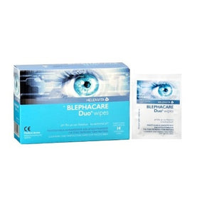 BLEPHACARE DUO STERILE WIPES, ΑΠΟΣΤΕΙΡΩΜΕΝΕΣ ΓΑΖΕΣ ΜΙΑΣ ΧΡΗΣΗΣ ΓΙΑ ΒΛΕΦΑΡΑ & ΒΛΕΦΑΡΙΔΕΣ