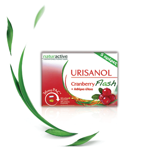 URISANOL FLASH CRANBERRY Β & ΑΙΘΕΡΙΩΝ ΕΛΑΙΩΝ ΓΙΑ ΠΡΟΣΤΑΣΙΑ ΤΟΥ ΟΥΡΟΠΟΙΗΤΙΚΟΥ