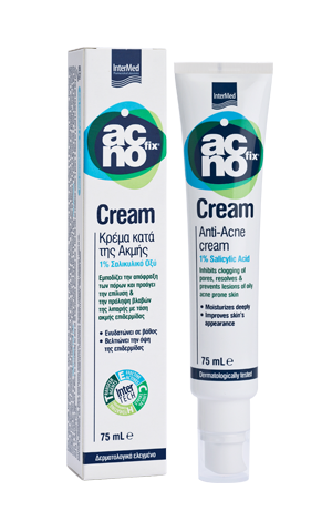 ACNOFIX CREAM,ΕΝΥΔΑΤΙΚΗ & ΔΙΟΡΘΩΤΚΗ ΚΡΕΜΑ ΠΡΟΣΩΠΟΥ ΓΙΑ ΛΙΠΑΡΗ ΜΕ ΤΑΣΗ ΑΚΜΗΣ ΕΠΙΔΕΡΜΙΔΑ