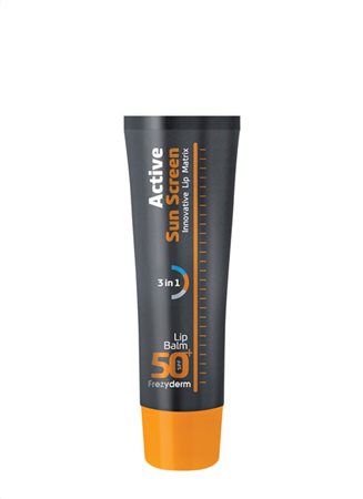 ACTIVE SUN SCREEN LIP BALM SPF50+, ΑΝΤΗΛΙΑΚΟ ΧΕΙΛΙΩΝ ΜΕ ΕΝΕΡΓΟ ΑΝΘΡΑΚΑ