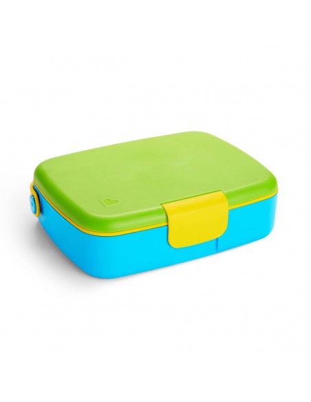 BENTO BOX GREEN/BLUE,ΧΡΩΜΑΤΙΣΤΟ ΔΟΧΕΙΟ ΜΕΣΗΜΕΡΙΑΝΟΥ ΜΕ 5 ΔΙΑΜΕΡΙΣΜΑΤΑ & ΑΝΟΞΕΙΔΩΤΑ ΚΟΥΤΑΛΟΠΙΡΟΥΝΑ ΓΙΑ ΒΡΕΦΗ ΑΠΌ 18 ΜΗΝΩΝ