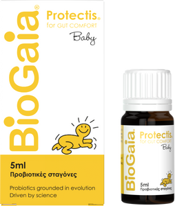 BioGaia ProTectis Drops Baby,ΠΡΟΒΙΟΤΙΚA ΓΙΑ ΒΡΕΦΟΣ ΣΕ ΣΤΑΓΟΝΕΣ