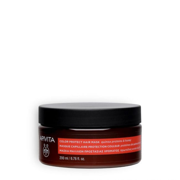 COLOR SEAL PROTECT HAIR MASK, ΜΑΣΚΑ ΠΡΟΣΤΑΣΙΑΣ ΧΡΩΜΑΤΟΣ ΓΙΑ ΒΑΜΜΕΝΑ ΜΑΛΛΙΑ ΜΕ ΗΛΙΑΝΘΟ ΚΑΙ ΜΕΛΙ