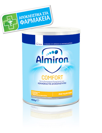 ALMIRON COMFORT,ΒΡΕΦΙΚΟ ΓΑΛΑ ΣΕ ΣΚΟΝΗ ΓΙΑ ΔΙΑΤΡΟΦΙΚΗ ΑΝΤΙΜΕΤΩΠΙΣΗ ΤΩΝ ΚΟΛΙΚΩΝ & ΔΥΣΚΟΙΛΙΟΤΗΤΑΣ ΓΙΑ ΒΡΕΦΗ ΑΠΌ ΤΗ ΓΕΝΝΗΣΗ ΕΩΣ 12 ΜΗΝΩΝ