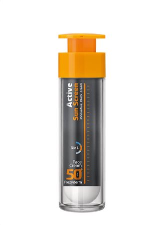 ACTIVE SUN SCREEN FACE CREAM SPF50+ ,ΑΝΤΗΛΙΑΚΗ ΚΡΕΜΑ ΠΡΟΣΩΠΟΥ ΜΕ ΕΝΕΡΓΟ ΑΝΘΡΑΚΑ