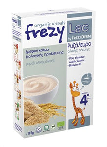 FREZYLAC BIO CEREAL, ΒΙΟΛΟΓΙΚΗ ΚΡΕΜΑ ΜΕ ΡΥΖΑΛΕΥΡΟ ΟΛΙΚΗΣ ΑΛΕΣΗΣ ΓΙΑ ΒΡΕΦΗ ΑΠΌ 4 ΜΗΝΩΝ