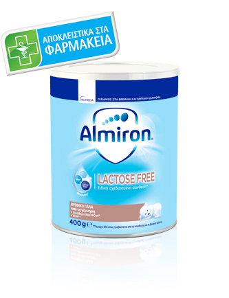 ALMIRON LACTOSE FREE,ΒΡΕΦΙΚΟ ΓΑΛΑ ΕΛΕΥΘΕΡΟ ΛΑΚΤΟΖΗΣ ΣΕ ΣΚΟΝΗ ΓΙΑ ΒΡΕΦΗ ΑΠΌ ΤΗ ΓΕΝΝΗΣΗ ΕΩΣ 12 ΜΗΝΩΝ