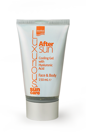 LUXURIOUS Sun Care After Sun Cooling Gel Face & Body,ΚΑΤΑΠΡΑΥΝΤΙΚΟ ΚΑΙ ΕΝΥΔΑΤΙΚΟ ΤΖΕΛ ΜΕΤΑ ΤΟΝ ΗΛΙΟ ΓΙΑ ΠΡΟΣΩΠΟ & ΣΩΜΑ