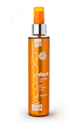 LUXURIOUS Sun Care Dark Tanning Oil,ΞΗΡΟ ΚΑΙ ΕΝΥΔΑΤΙΚΟ ΛΑΔΙ ΓΙΑ ΕΝΤΟΝΟ & ΓΡΗΓΟΡΟ ΜΑΥΡΙΣΜΑ