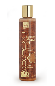 LUXURIOUS Sun care Monoi Oil,ΕΛΑΙΟ Monoi ΓΙΑ ΕΝΤΟΝΟ ΜΑΥΡΙΣΜΑ & ΕΝΥΔΑΤΩΣΗ ΓΙΑ ΣΩΜΑ ΚΑΙ ΜΑΛΛΙΑ