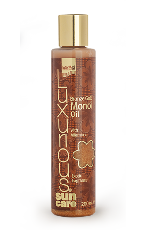 LUXURIOUS Sun care Monoi Oil,ΕΛΑΙΟ Monoi ΓΙΑ ΕΝΤΟΝΟ ΜΑΥΡΙΣΜΑ & ΕΝΥΔΑΤΩΣΗ ΓΙΑ ΣΩΜΑ ΚΑΙ ΜΑΛΛΙΑ