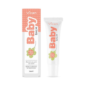 BABY BALM, ΒΡΕΦΙΚΟ ΜΠΑΛΜ ΓΙΑ ΘΡΕΨΗ,ΕΝΥΔΑΤΩΣΗ & ΠΡΟΣΤΑΣΙΑ ΤΩΝ ΧΕΙΛΙΩΝ ΚΑΙ ΜΥΤΗΣ ΜΕ 9 ΔΙΑΦΟΡΕΤΙΚΑ ΦΥΤΑ