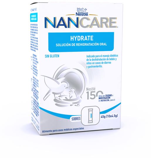 NANCARE HYDRATE PRO,ΣΥΜΠΛΗΡΩΜΑ ΔΙΑΤΡΟΦΗΣ ΜΕ ΠΟΣΙΜΟ ΔΙΑΛΥΜΑ ΗΛΕΚΤΡΟΛΥΤΩΝ & ΥΔΑΤΑΝΘΡΑΚΩΝ ΓΙΑ ΕΝΥΔΑΤΩΣΗ ΓΙΑ ΒΡΕΦΗ ΑΠΌ 0 ΜΗΝΩΝ ΣΕ ΦΑΚΕΛΑΚΙΑ