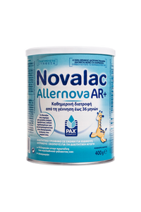 NOVALAC Allernova AR+,ΔΙΑΙΤΗΤΙΚΟ ΤΡΟΦΙΜΟ ΣΕ ΣΚΟΝΗ ΓΙΑ ΔΙΑΤΡΟΦΙΚΗ ΑΝΤΙΜΕΤΩΠΙΣΗ ΑΛΛΕΡΓΙΩΝ ΣΤΗ ΠΡΩΤΕΙΝΗ ΑΓΕΛΑΔΙΝΟΥ ΓΑΛΑΚΤΟΣ & ΑΝΑΓΩΓΩΝ ΑΠΌ 0 ΕΩΣ 36 ΜΗΝΩΝ