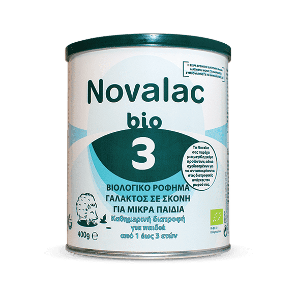 NOVALAC BIO 3,ΒΙΟΛΟΓΙΚΟ ΡΟΦΗΜΑ ΓΑΛΑΚΤΟΣ ΣΕ ΣΚΟΝΗ ΓΙΑ ΒΡΕΦΗ & ΝΗΠΙΑ ΑΠΌ 1 ΕΩΣ 3 ΕΤΩΝ