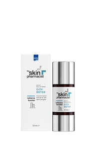 SKIN PHARMACIST CITY DETOX Radiance Booster,ΣΥΜΠΥΚΝΩΜΕΝΗ ΦΟΡΜΟΥΛΑ ΠΡΟΣΩΠΟΥ ΓΙΑ ΑΠΟΤΟΞΙΝΩΣΗ & ΛΑΜΨΗ