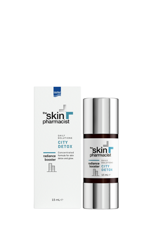 SKIN PHARMACIST CITY DETOX Radiance Booster,ΣΥΜΠΥΚΝΩΜΕΝΗ ΦΟΡΜΟΥΛΑ ΠΡΟΣΩΠΟΥ ΓΙΑ ΑΠΟΤΟΞΙΝΩΣΗ & ΛΑΜΨΗ