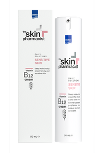 SKIN PHARMACIST SENSITIVE SKIN Β12 Cream,ΚΡΕΜΑ ΠΡΟΣΩΠΟΥ ΒΑΘΙΑΣ ΕΝΥΔΑΤΩΣΗΣ ΓΙΑ ΠΟΛΥ ΞΗΡΟ & ΕΥΑΙΣΘΗΤΟ ΔΕΡΜΑ