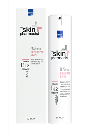 SKIN PHARMACIST SENSITIVE SKIN Β12 Cream,ΚΡΕΜΑ ΠΡΟΣΩΠΟΥ ΒΑΘΙΑΣ ΕΝΥΔΑΤΩΣΗΣ ΓΙΑ ΠΟΛΥ ΞΗΡΟ & ΕΥΑΙΣΘΗΤΟ ΔΕΡΜΑ