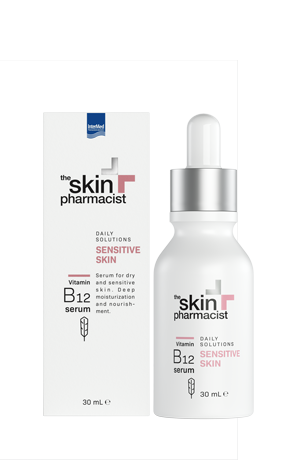 SKIN PHARMACIST SENSITIVE SKIN B12 Serum,ΟΡΟΣ ΠΡΟΣΩΠΟΥ ΒΑΘΙΑΣ ΕΝΥΔΑΤΩΣΗΣ ΓΙΑ ΠΟΛΥ ΞΗΡΟ & ΕΥΑΙΣΘΗΤΟ ΔΕΡΜΑ