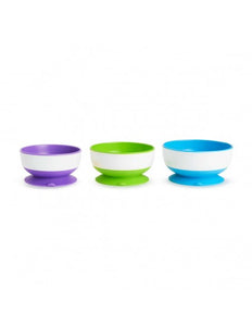 3 STAY- PUT SUCTION BOWLS,ΣΕΤ ΜΠΟΛ ΦΑΓΗΤΟΥ ΜΕ ΣΤΑΘΕΡΗ ΒΑΣΗ ΜΕ ΒΕΝΤΟΥΖΑ ΣΕ ΔΙΑΦΟΡΑ ΧΡΩΜΑΤΑ ΓΙΑ ΒΡΕΦΗ ΑΠΌ 6 ΜΗΝΩΝ